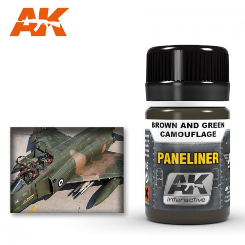 AK PANELINER FOR BROWN AND GREEN CAMOUFLAGE GREEK AIRFORCE AK2071